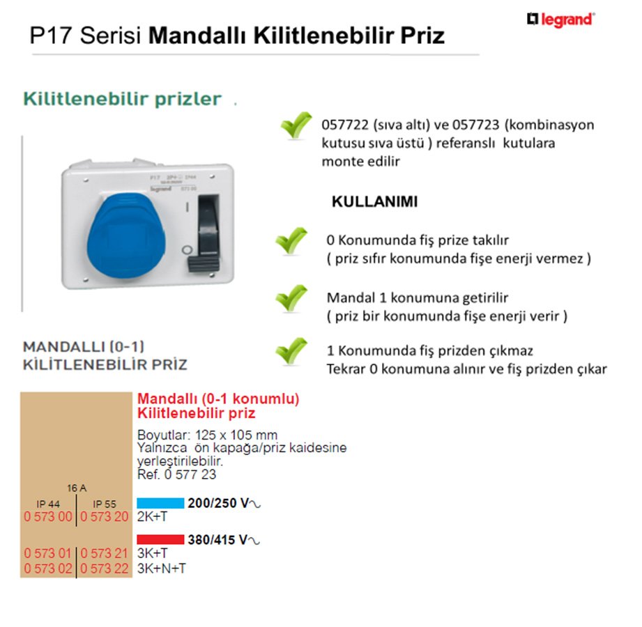 Kilitlenebilir Priz