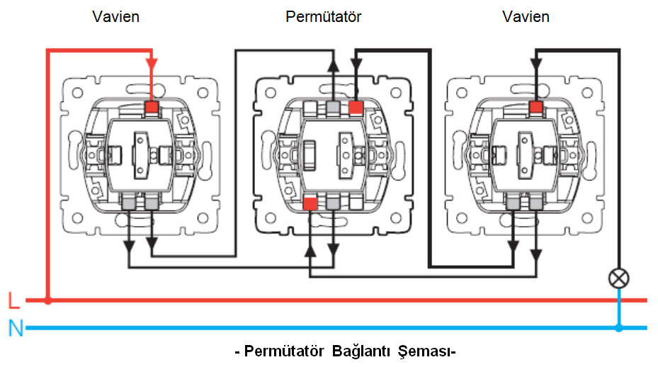 Permütatör anahtar - Ara Vavien